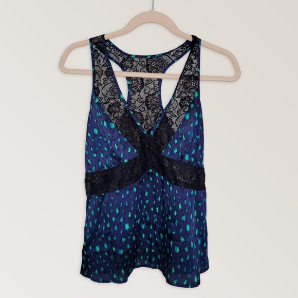 Laced Leopard Print Lingerie Sleep Chemise, Sexy Babydoll Pajama, Size S - Picture 1 of 6